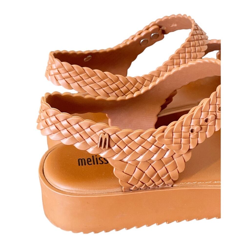Melissa + Salinas Hotness Wedge Sandals Size 8.5 - Picture 14 of 16